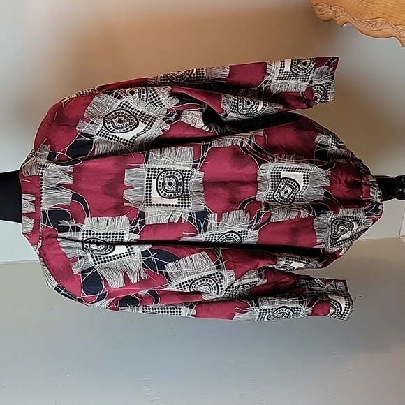 Via Ripatti Designs unique tribal oversized blazer - Picture 2 of 9